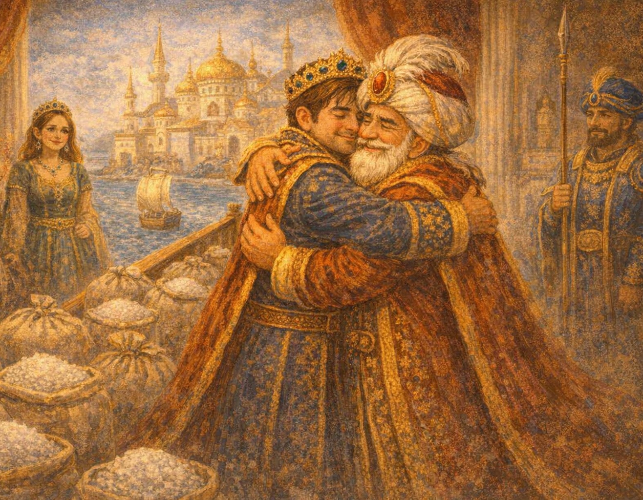 Padişah ve oğlunun kavuşması