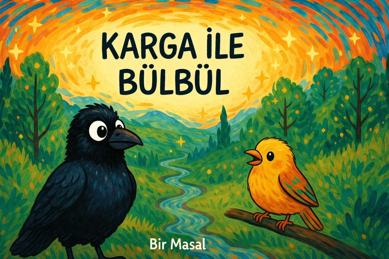 Karga ile Bülbül
