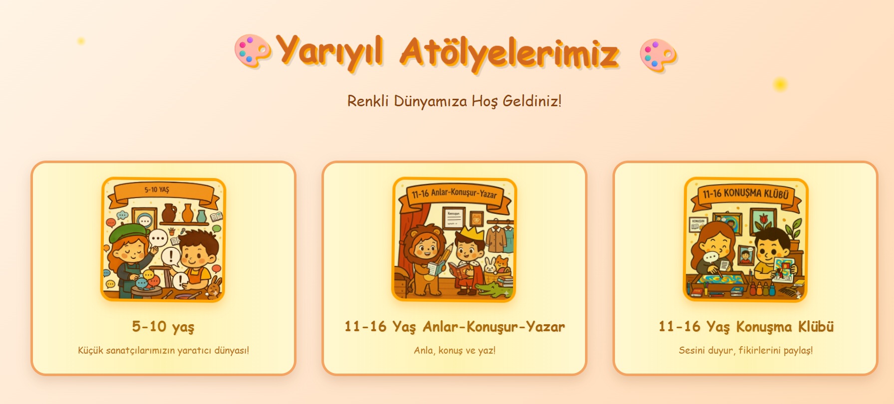 Yarıyıl Tatili Atölyeleri